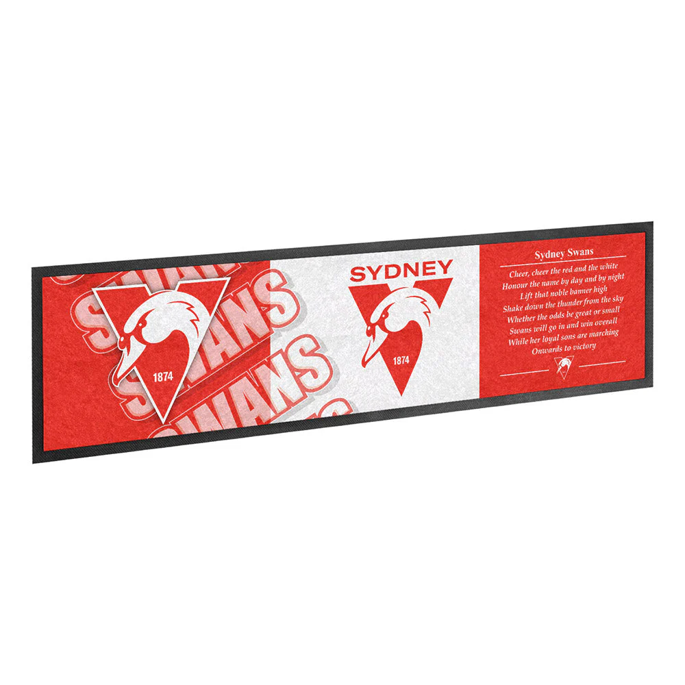 Sydney Swans Lyrics Bar Runner - Image 2