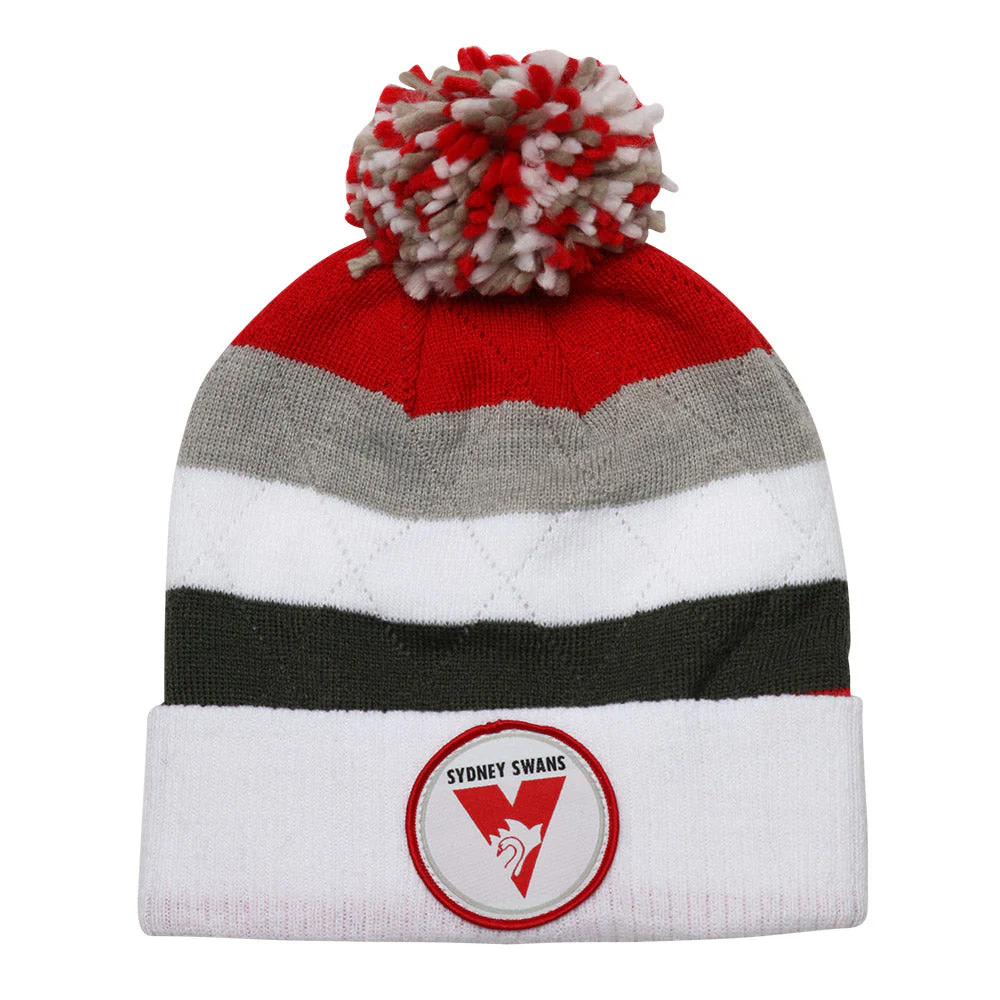 Sydney Swans Mens Supporter Beanie - Image 2