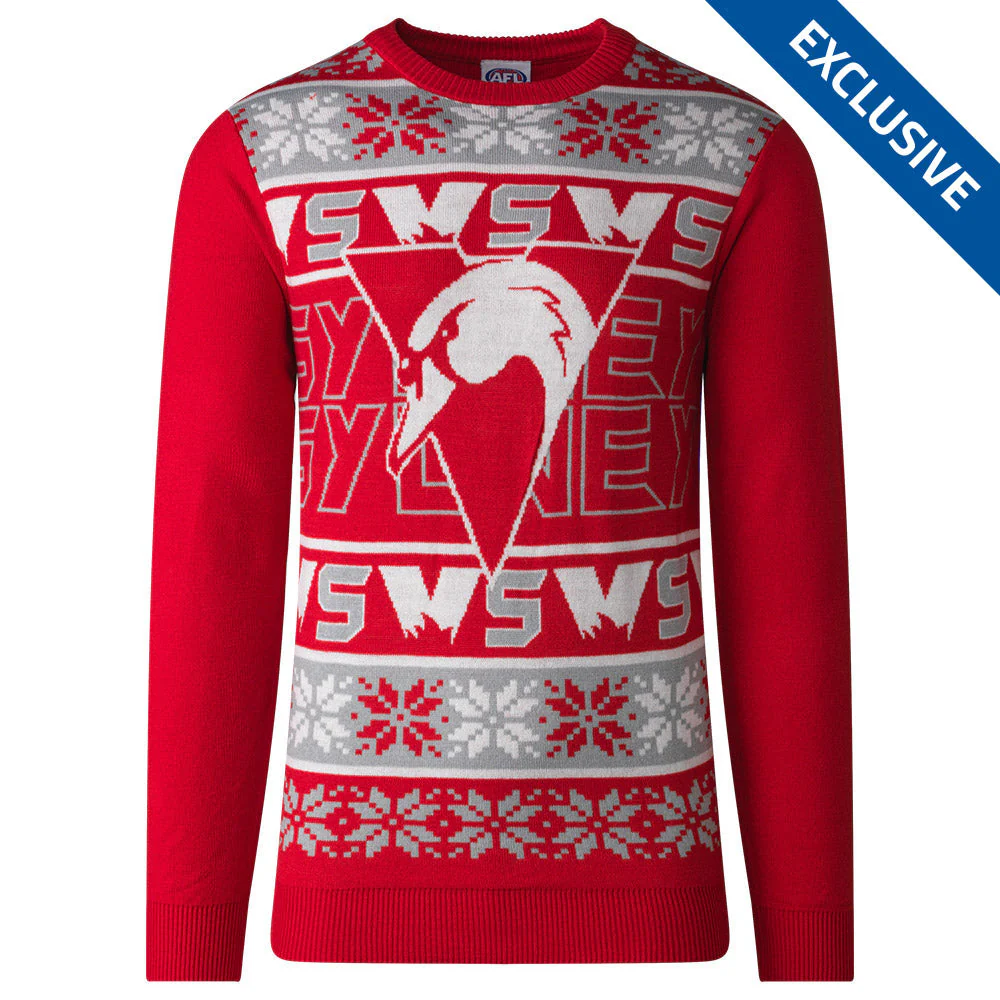 Sydney Swans Mens Ugly Christmas Sweater - Image 3