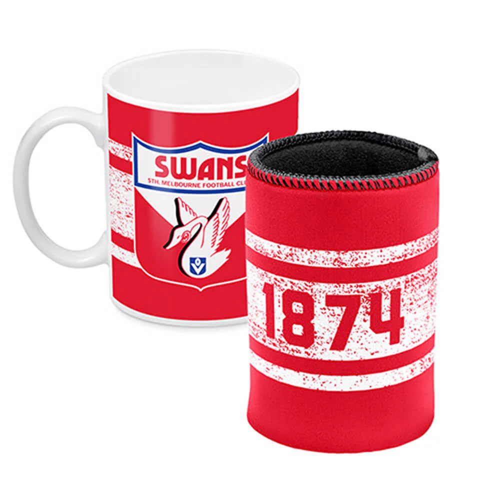 Sydney Swans Mug And Can Cooler Gift Pack