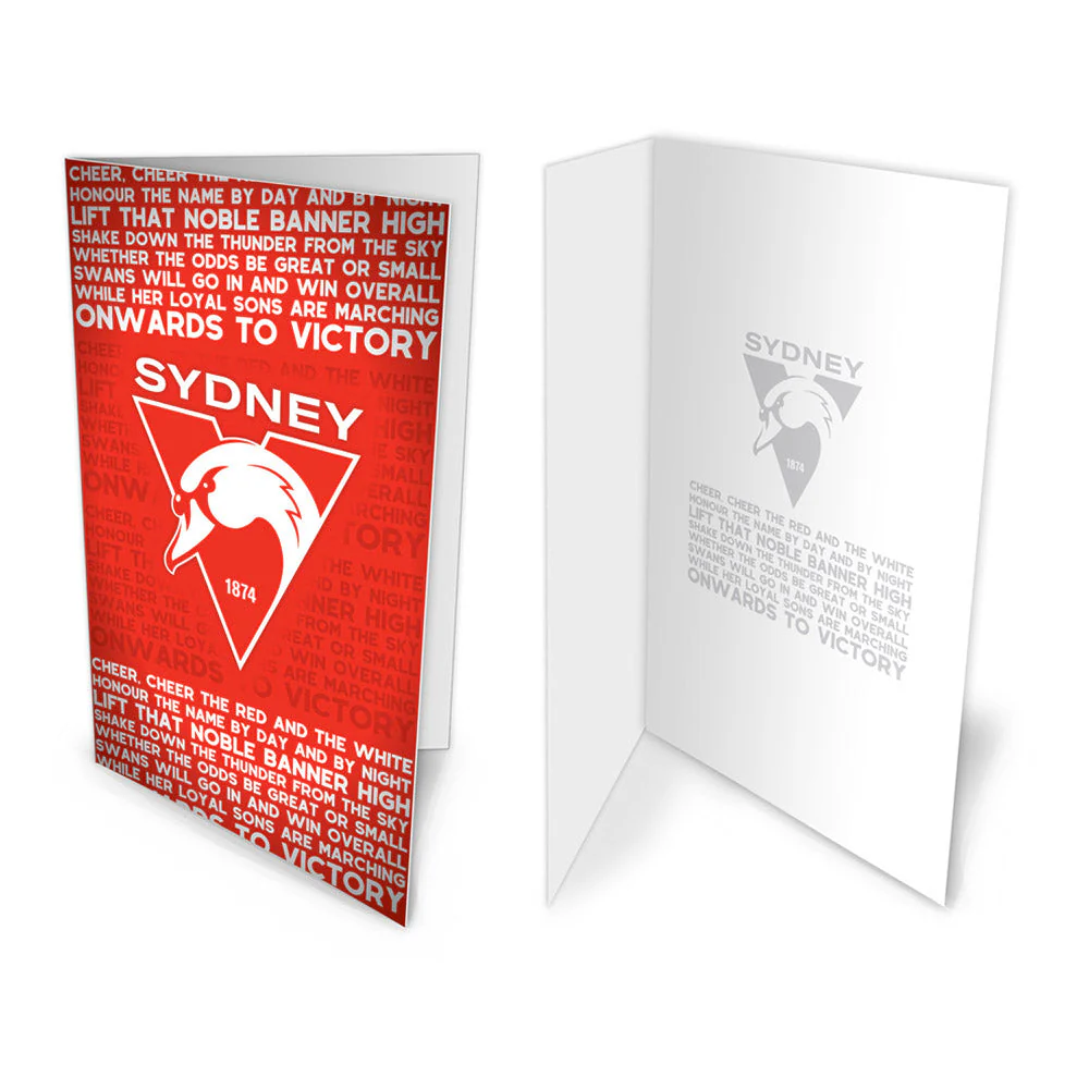 Sydney Swans Musical Card - Image 2