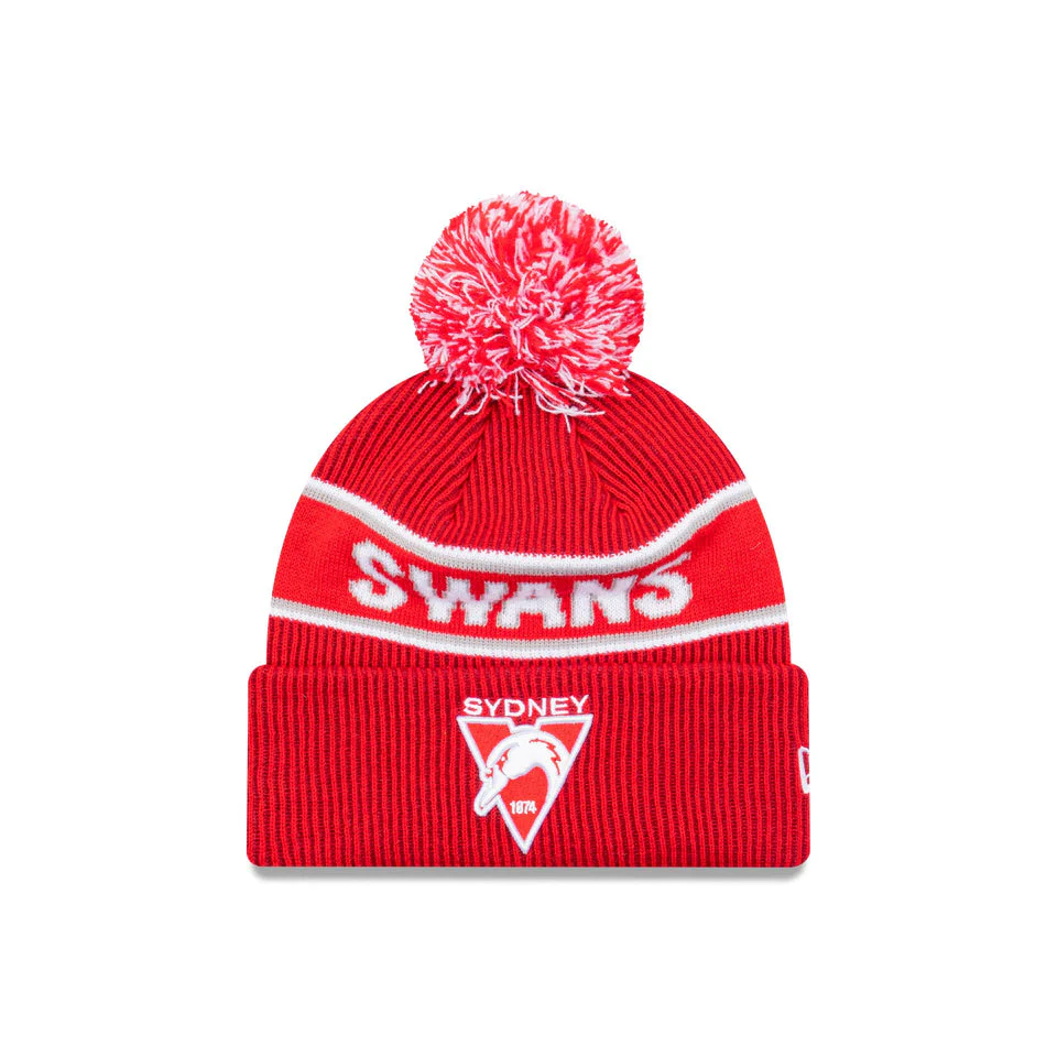 Sydney Swans New Era Wordmark Stripe Beanie