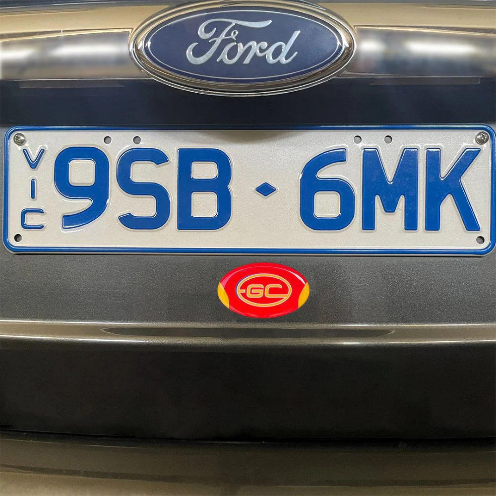 Gold Coast Suns Logo Oval Decal - Image 2