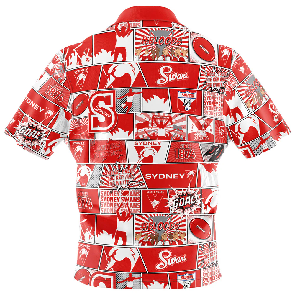 Sydney Swans Pop Art Shirt - Image 2