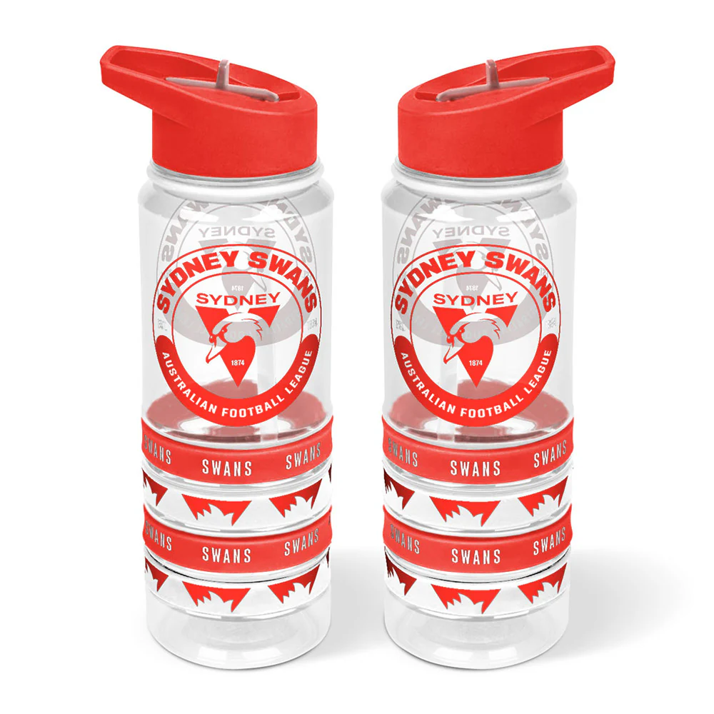 Sydney Swans Quad Bands Tritan Drink Bottle - Image 2