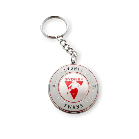 Sydney Swans Round Logo Keyring - Image 2