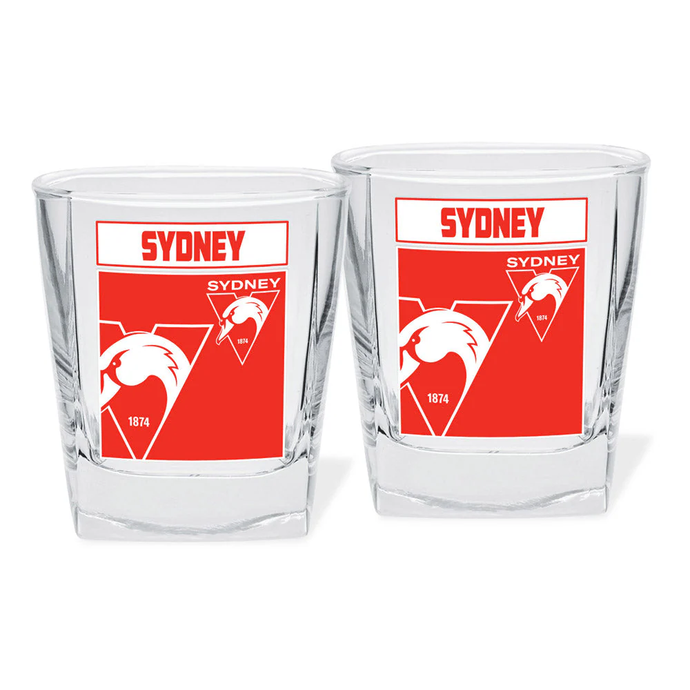 Sydney Swans Set Of 2 Spirit Glasses - Image 2