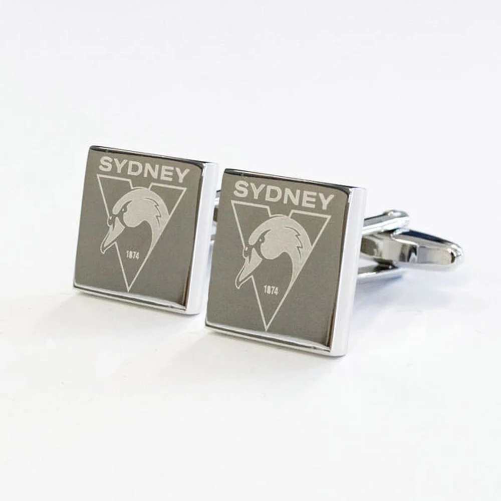 Sydney Swans Silver Cufflinks
