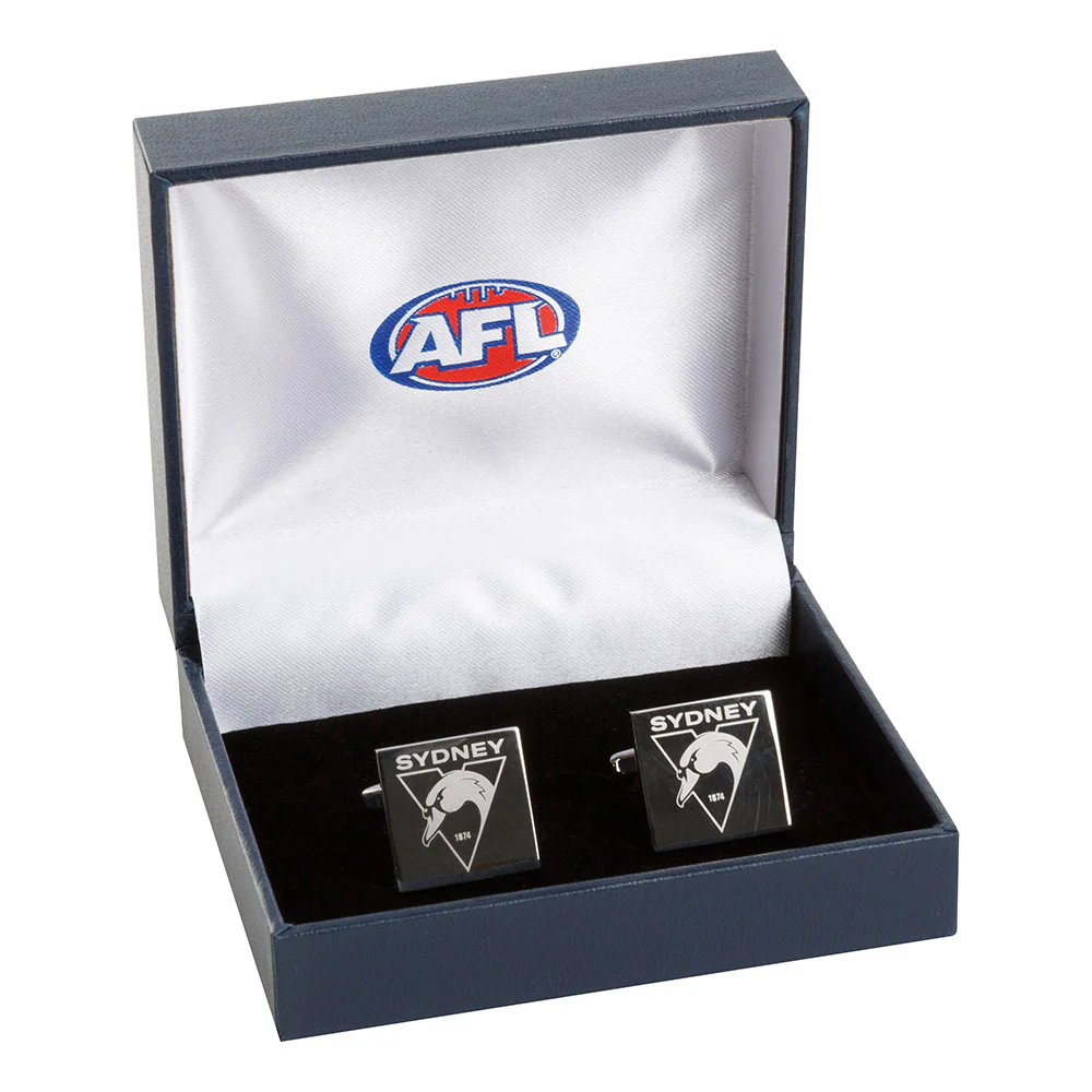 Sydney Swans Silver Cufflinks - Image 2
