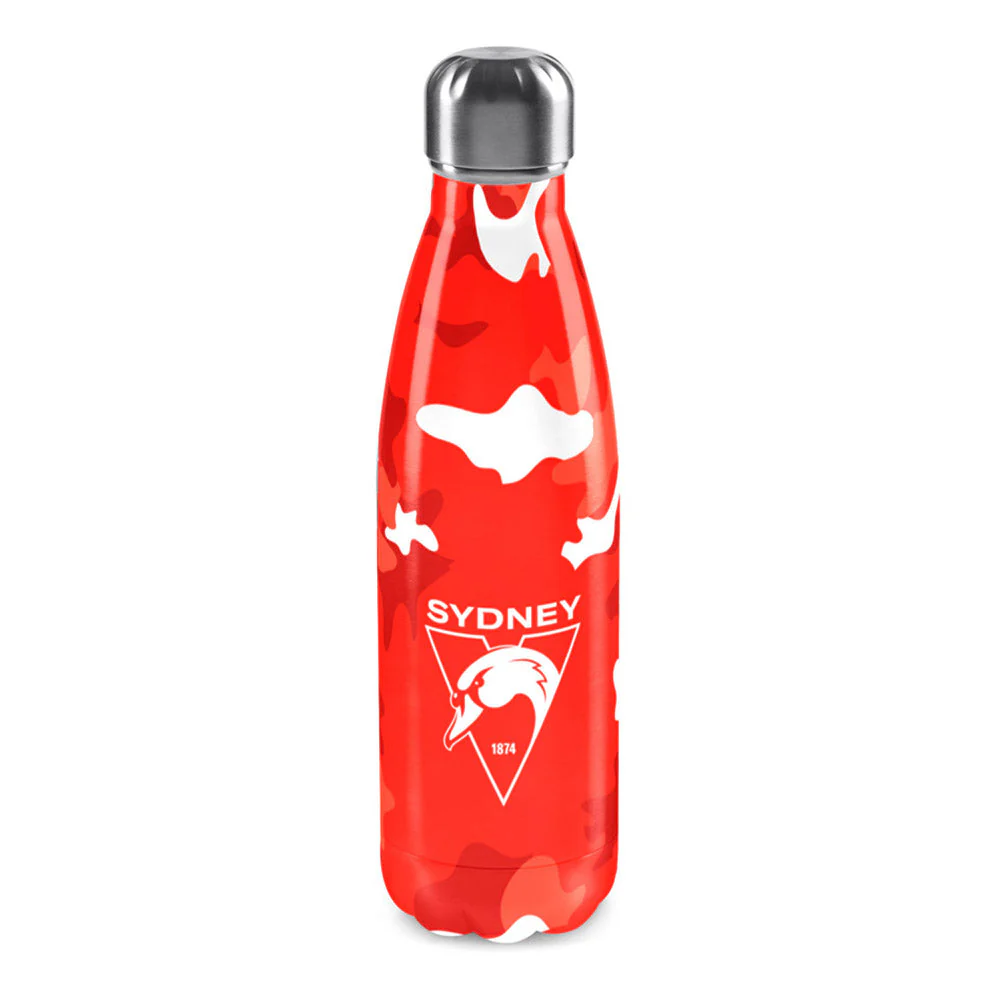 Sydney Swans Stainless Steel Wrap Drink Bottle - Image 2