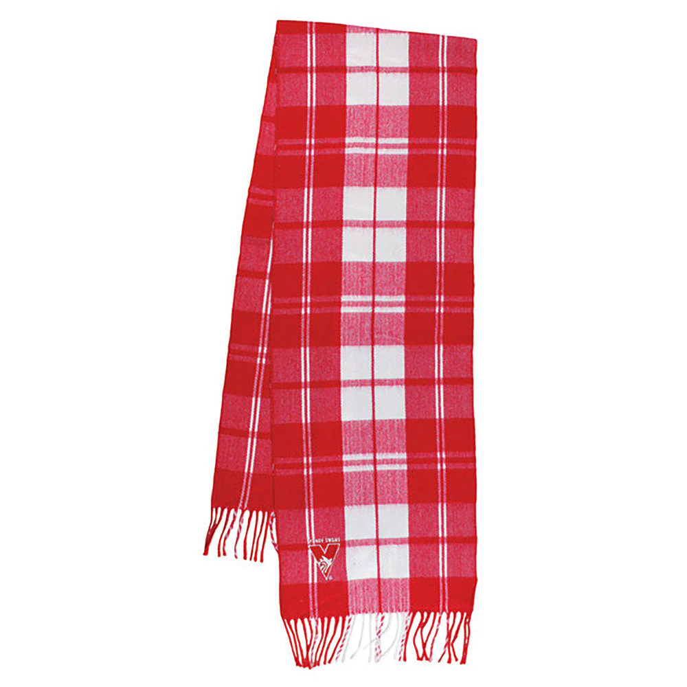 Sydney Swans Tartan Scarf - Image 2