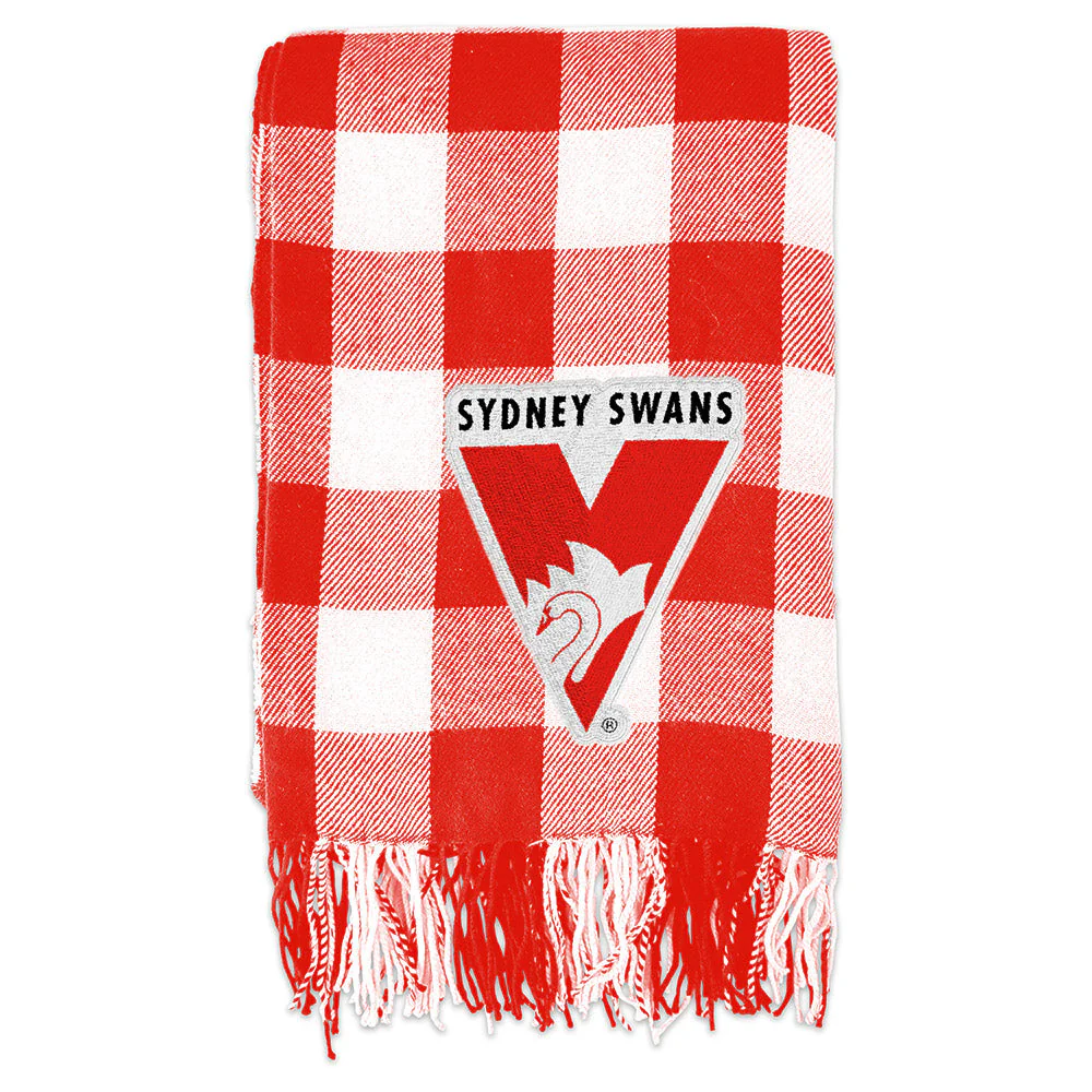 Sydney Swans Tartan Throw - Image 2