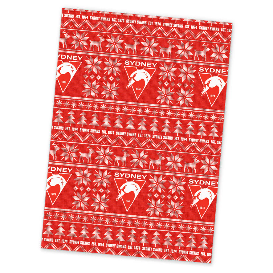 Sydney Swans Christmas Wrapping Paper