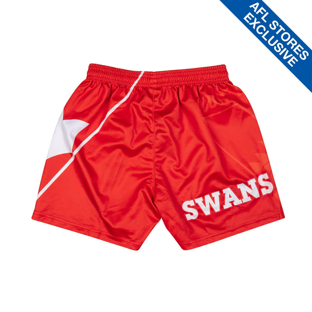 Sydney Swans Youth Logo Footy Shorts - Image 2