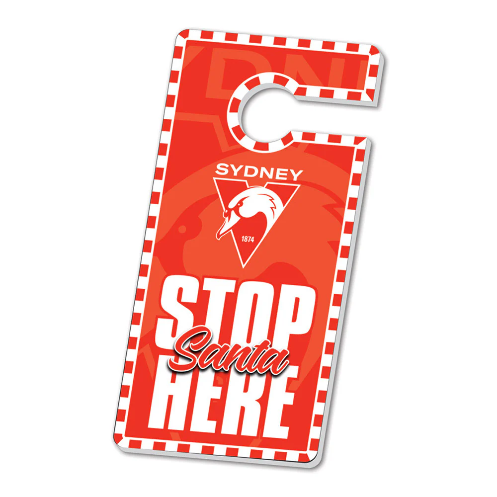 Sydney Swans Christmas Door Hanger - Image 2