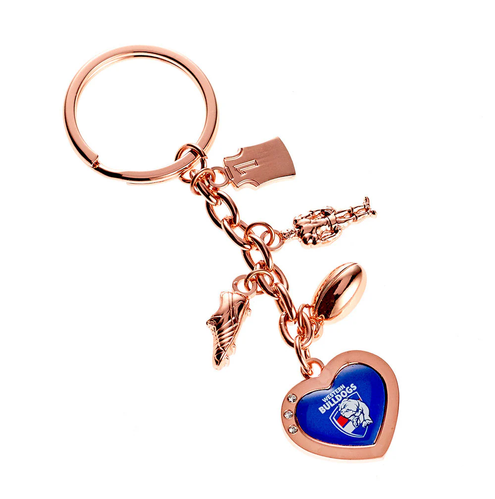 Western Bulldogs Charm Keyring - Image 2