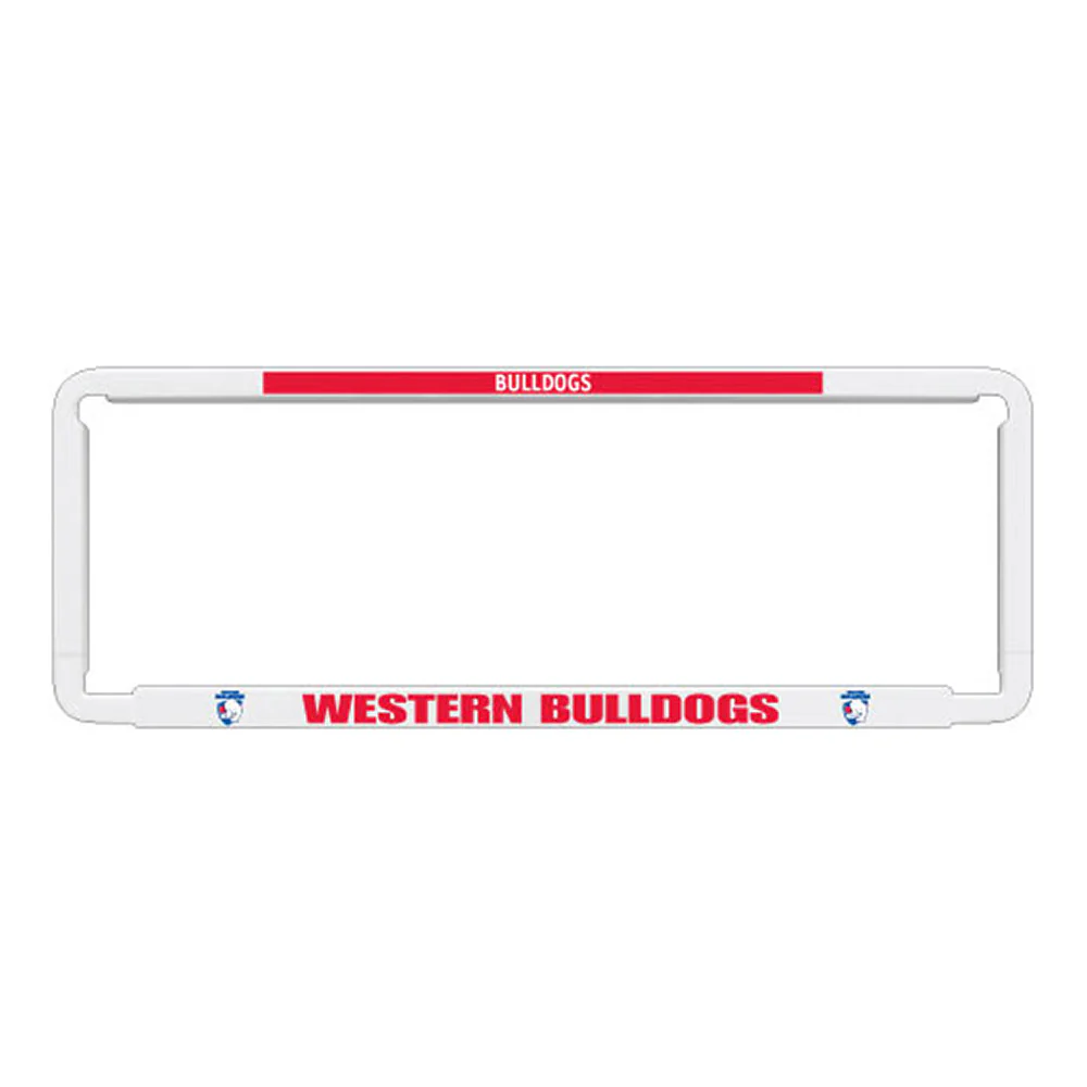 Western Bulldogs Number Plate Form