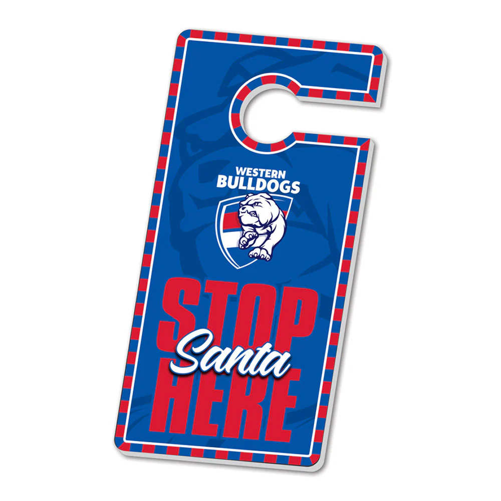 Western Bulldogs Christmas Door Hanger - Image 2