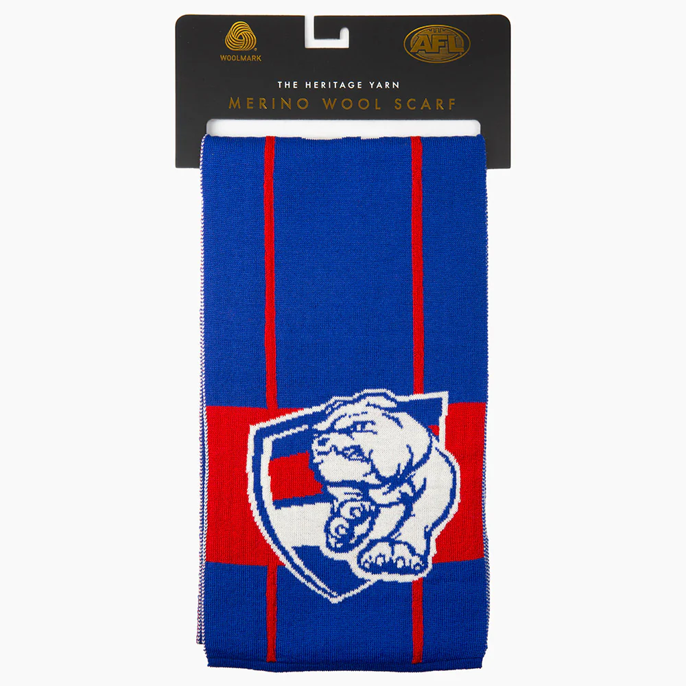 Western Bulldogs 2024 Merino Wool Scarf