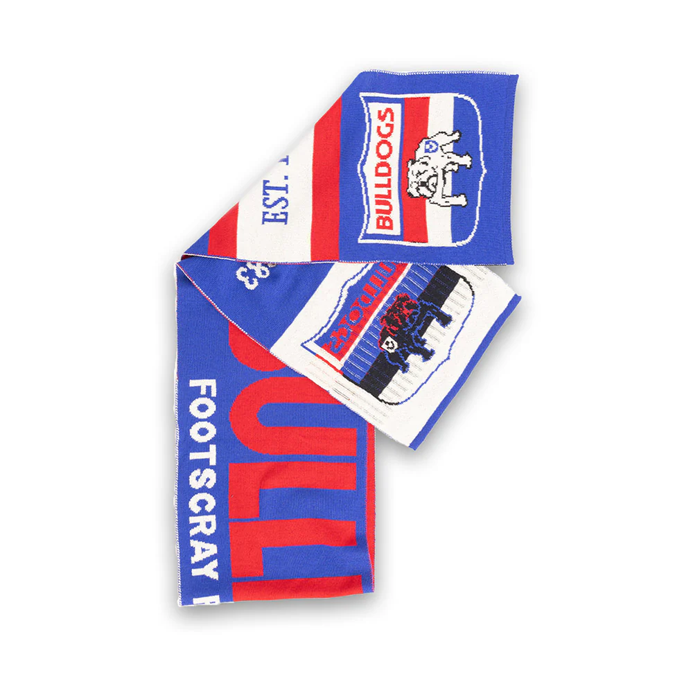 Western Bulldogs Throwback Merino Wool Scarf - Image 2
