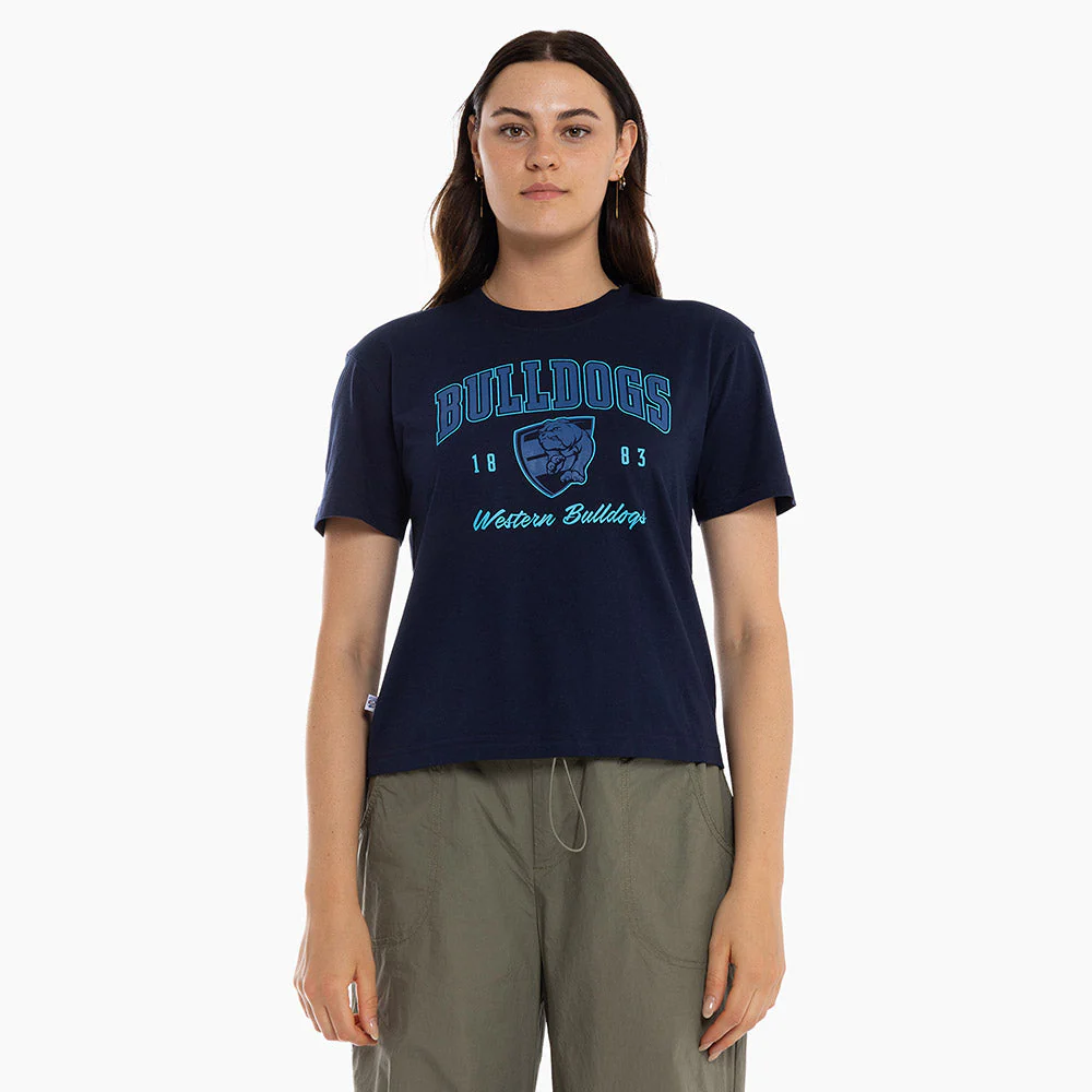 Western Bulldogs Womens Printed Pop Tee