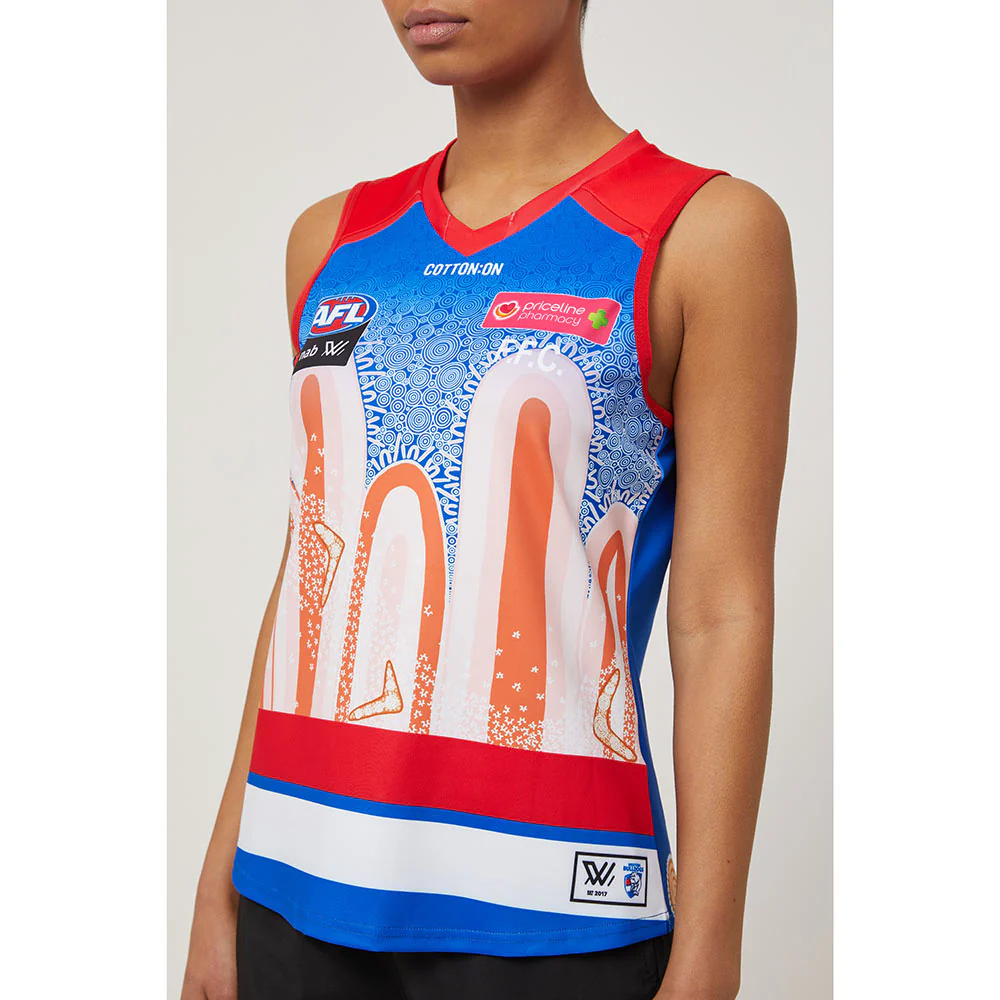Western Bulldogs AFLW Season 7 Womens Indigenous Guernsey - Image 4