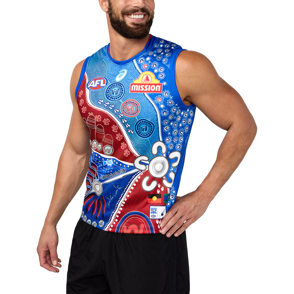 Western Bulldogs 2025 Authentic Adult Indigenous Guernsey - Image 3