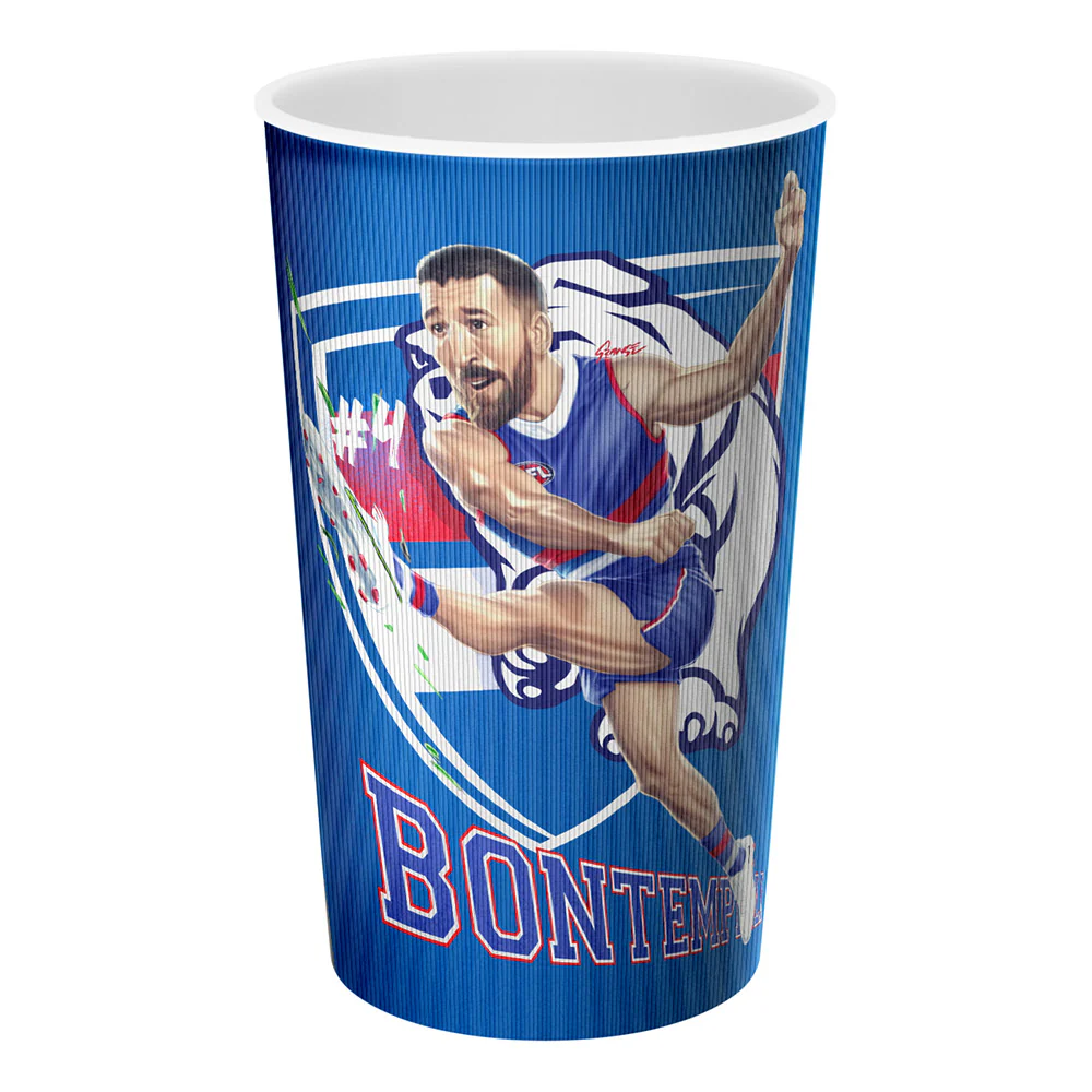 Western Bulldogs Grange Lenticular Tumbler - Marcus Bontempelli