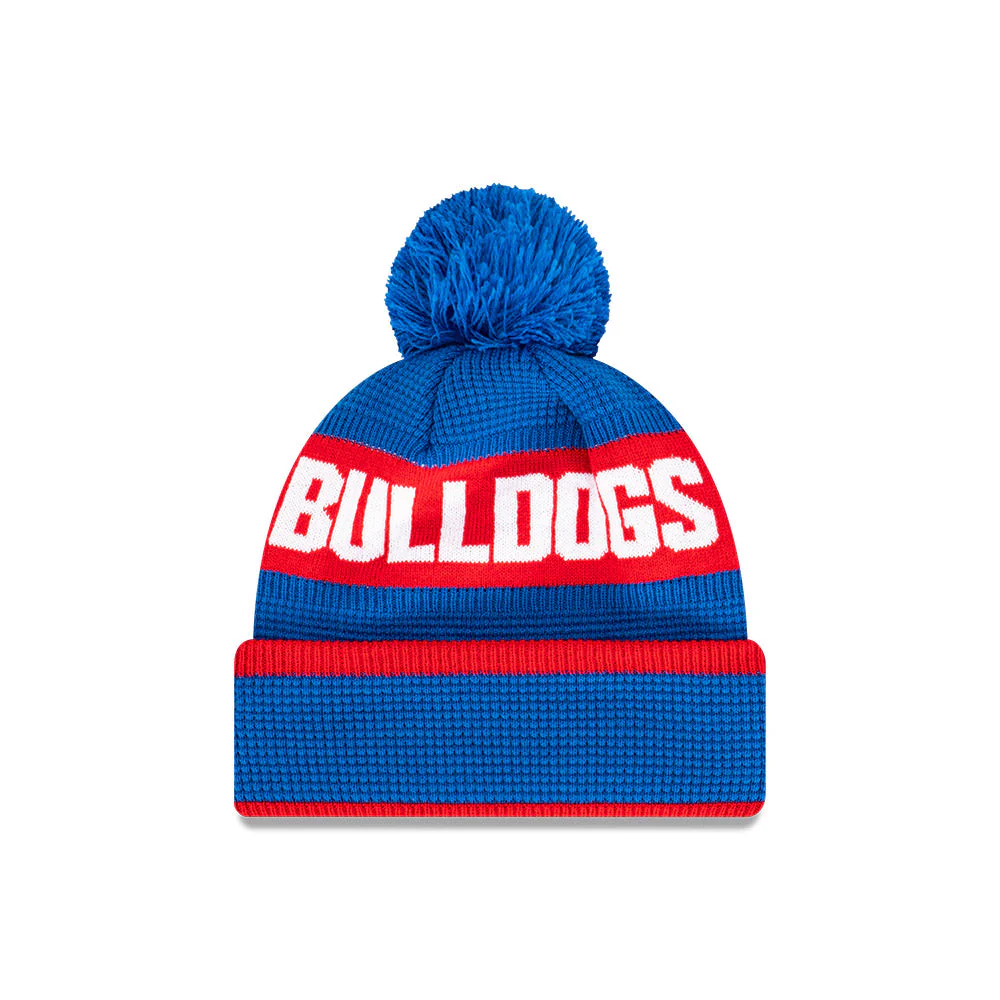 Western Bulldogs New Era Waffle Wordmark Beanie - Image 4
