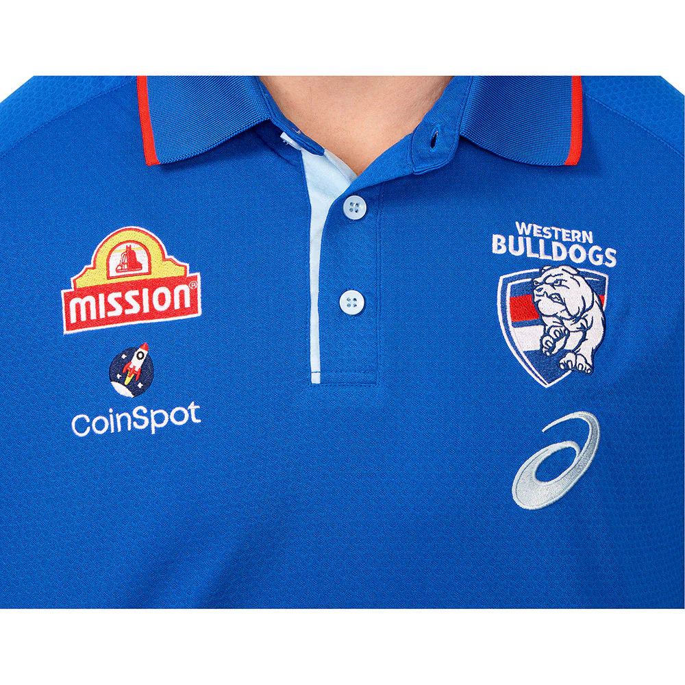 Western Bulldogs 2026 Media Polo Adult - Image 4