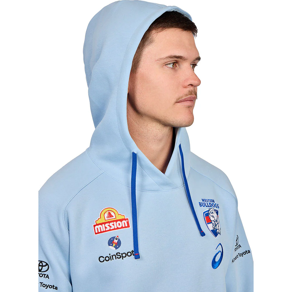 Western Bulldogs 2026 Training Hoody Faded Denim - Image 6