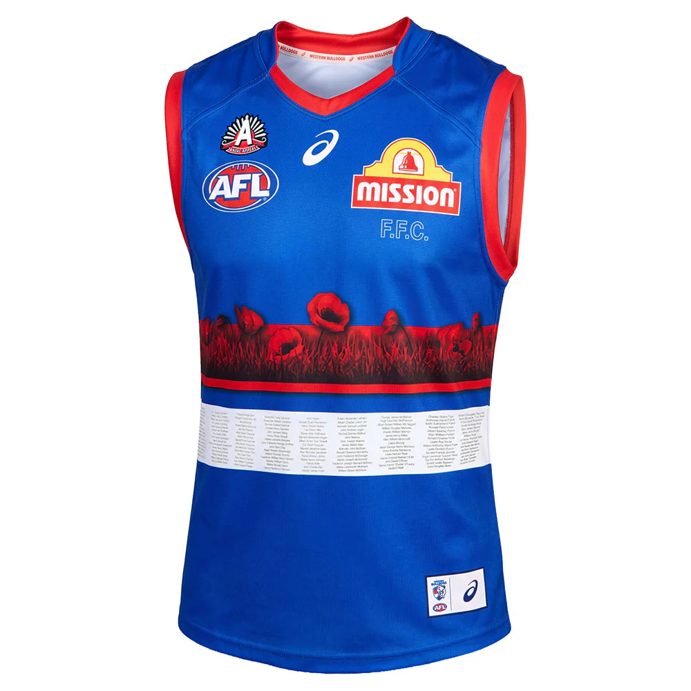 Western Bulldogs 2026 Anzac Guernsey Adult