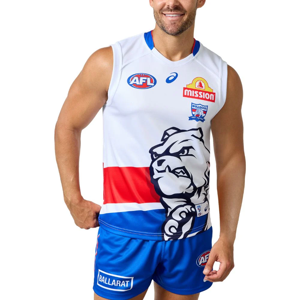Western Bulldogs 2025 Authentic 100 Year Clash Guernsey