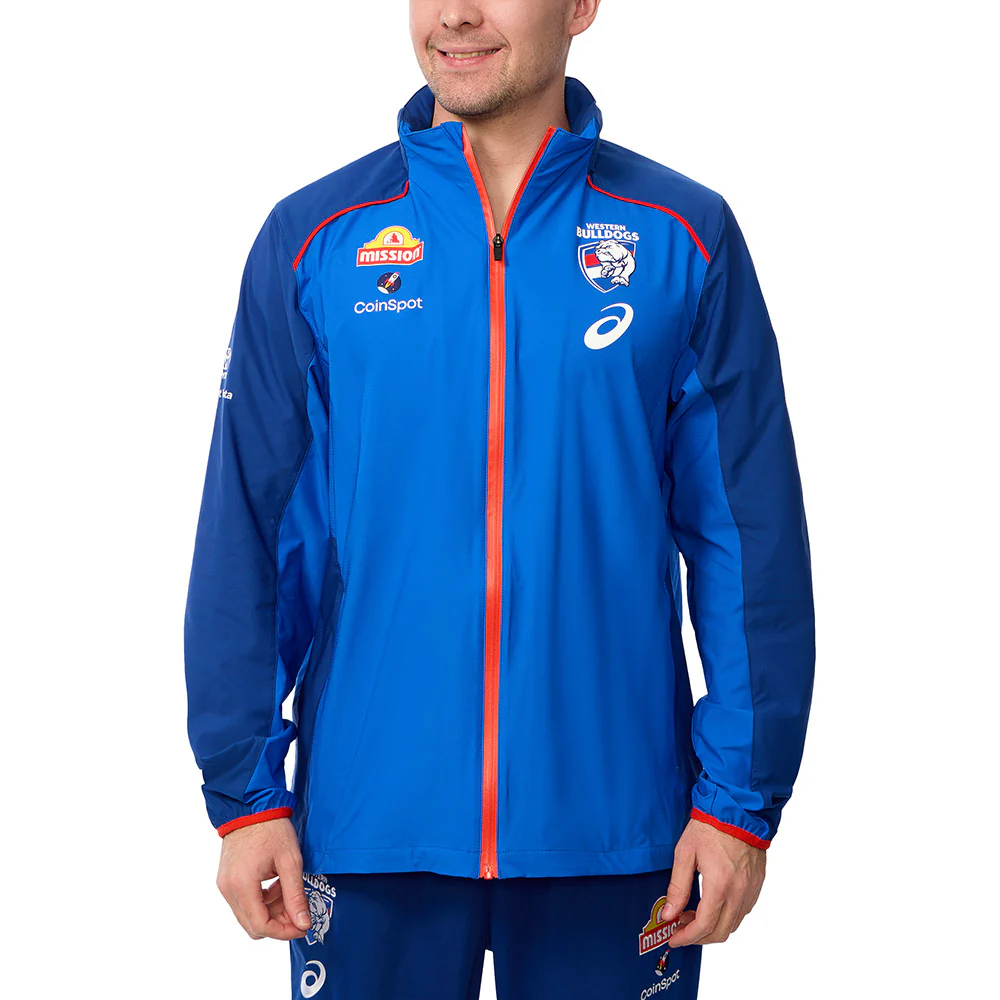 Western Bulldogs Asics 2025 Spray Jacket - Image 3
