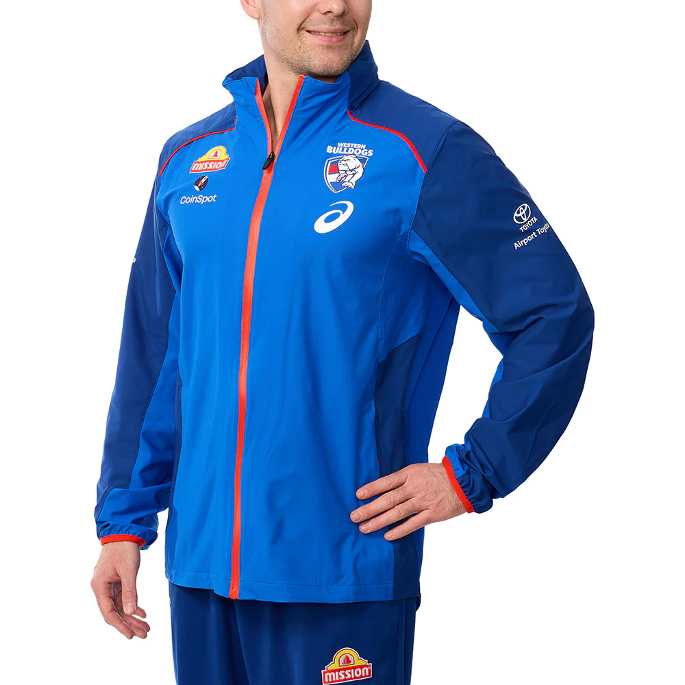 Western Bulldogs Asics 2025 Spray Jacket - Image 5
