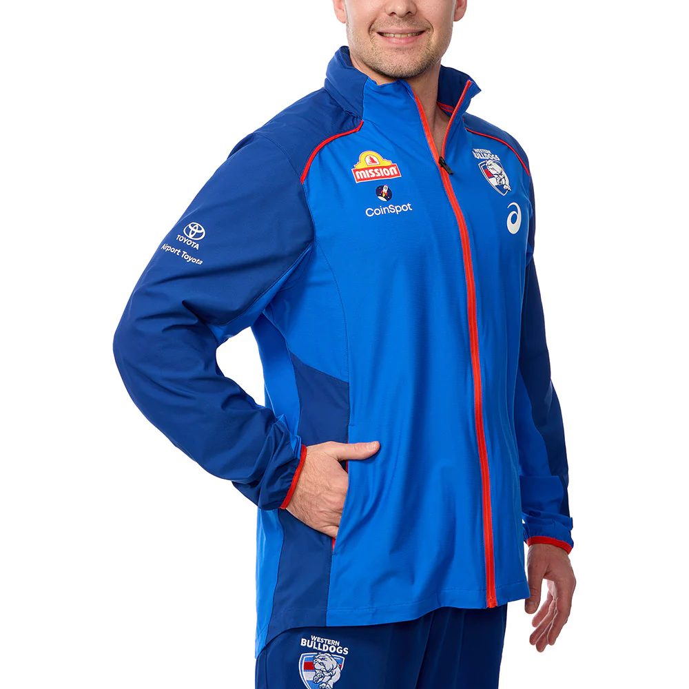 Western Bulldogs Asics 2025 Spray Jacket - Image 6