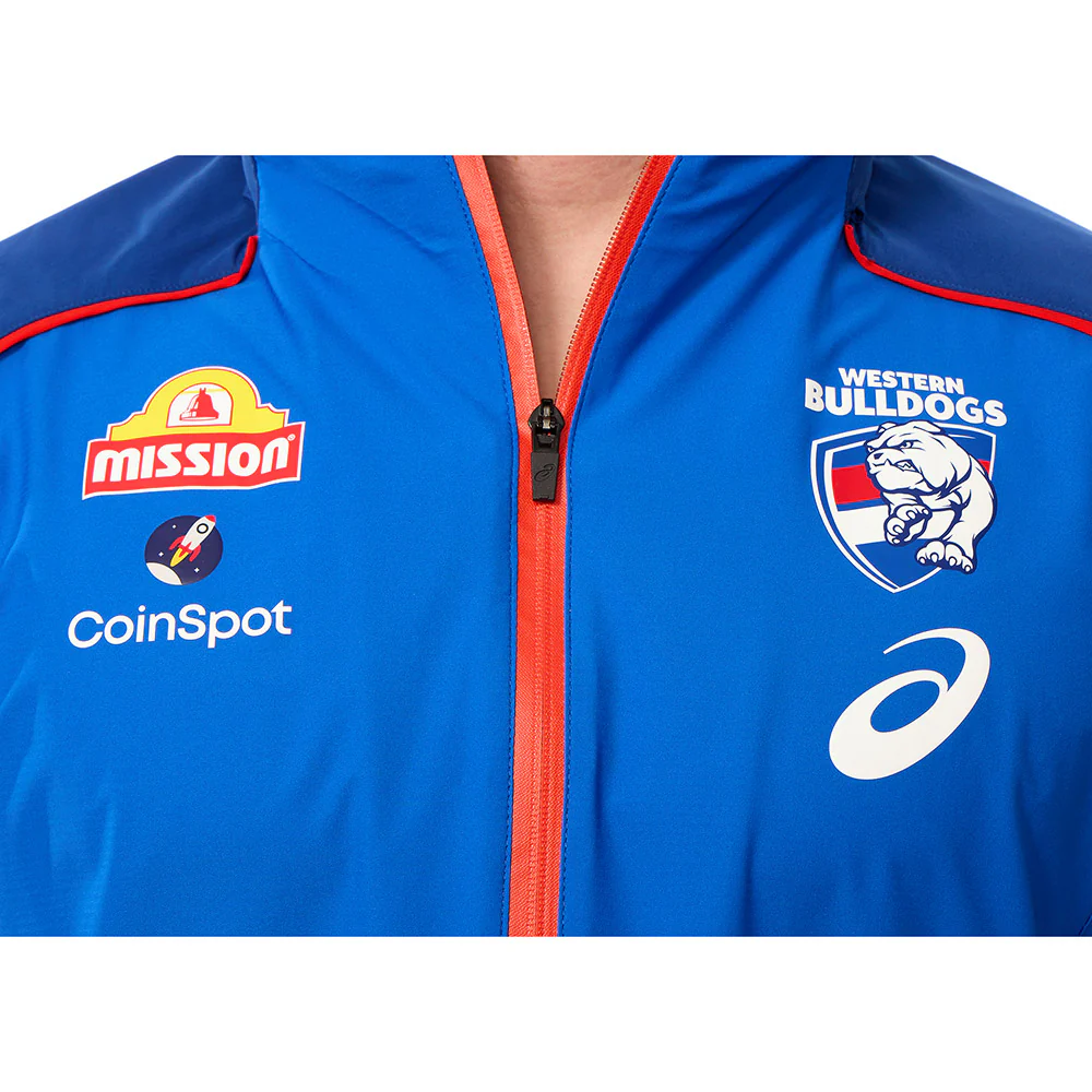 Western Bulldogs Asics 2025 Spray Jacket - Image 7