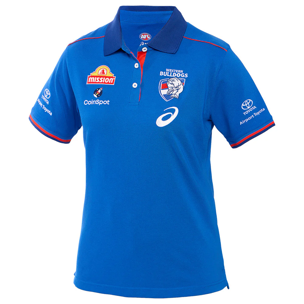 Western Bulldogs 2025 Authentic Womens Media Polo