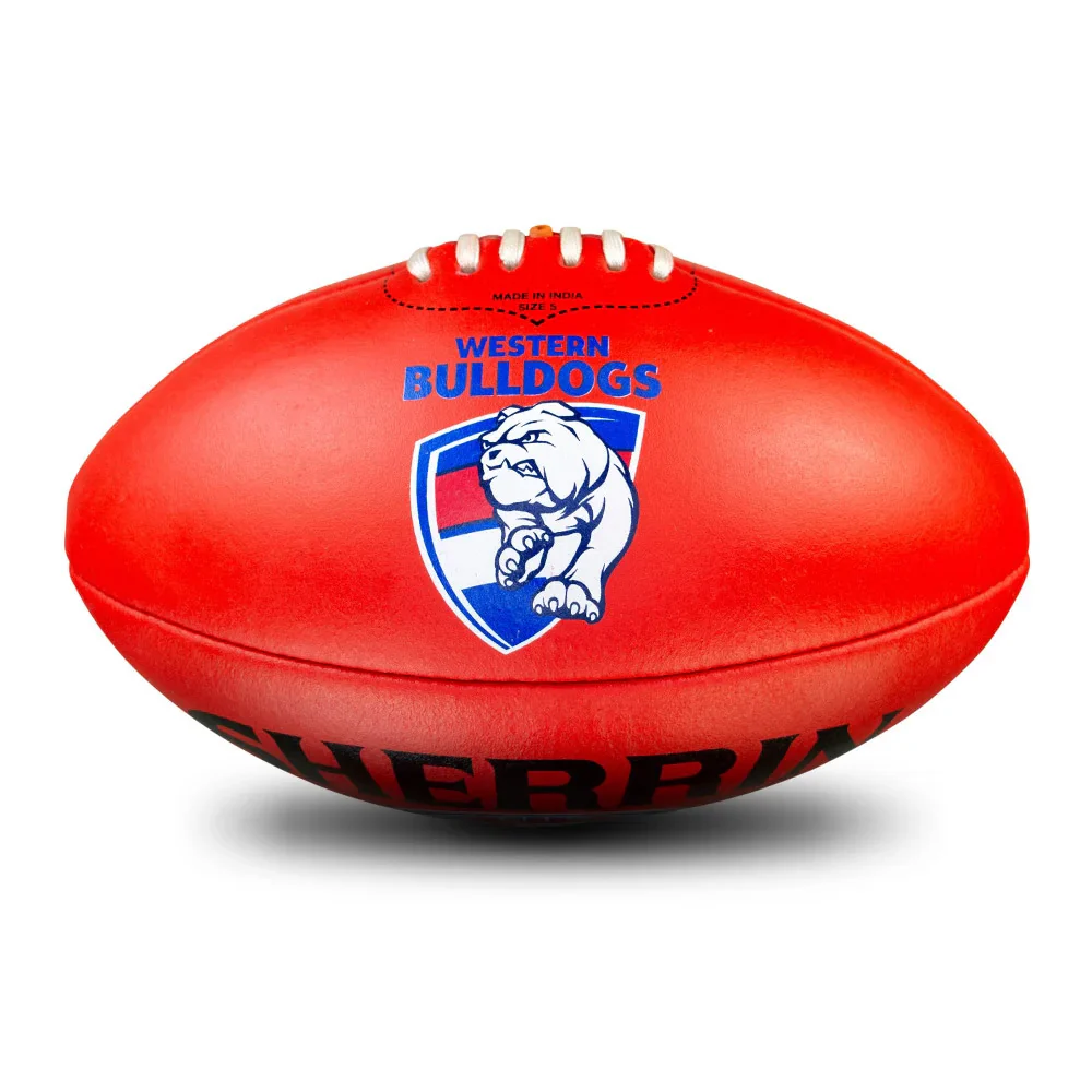 Western Bulldogs Sherrin Size 5 Leather