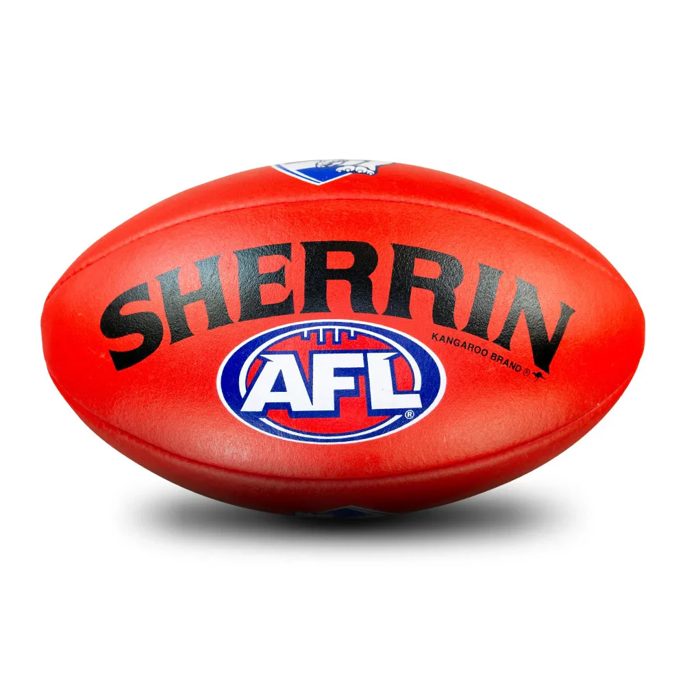 Western Bulldogs Sherrin Size 5 Leather - Image 4