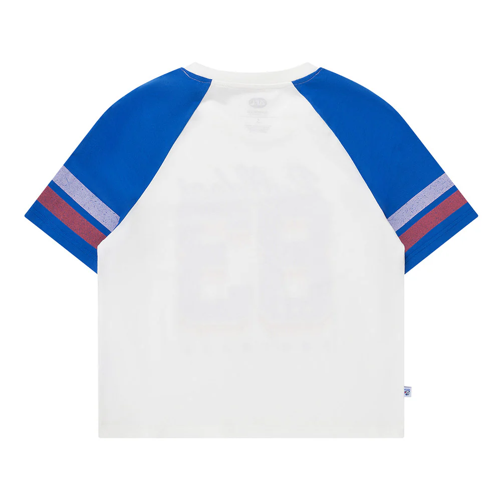 Western Bulldogs 2-Tone Womens Raglan Tee - Image 2
