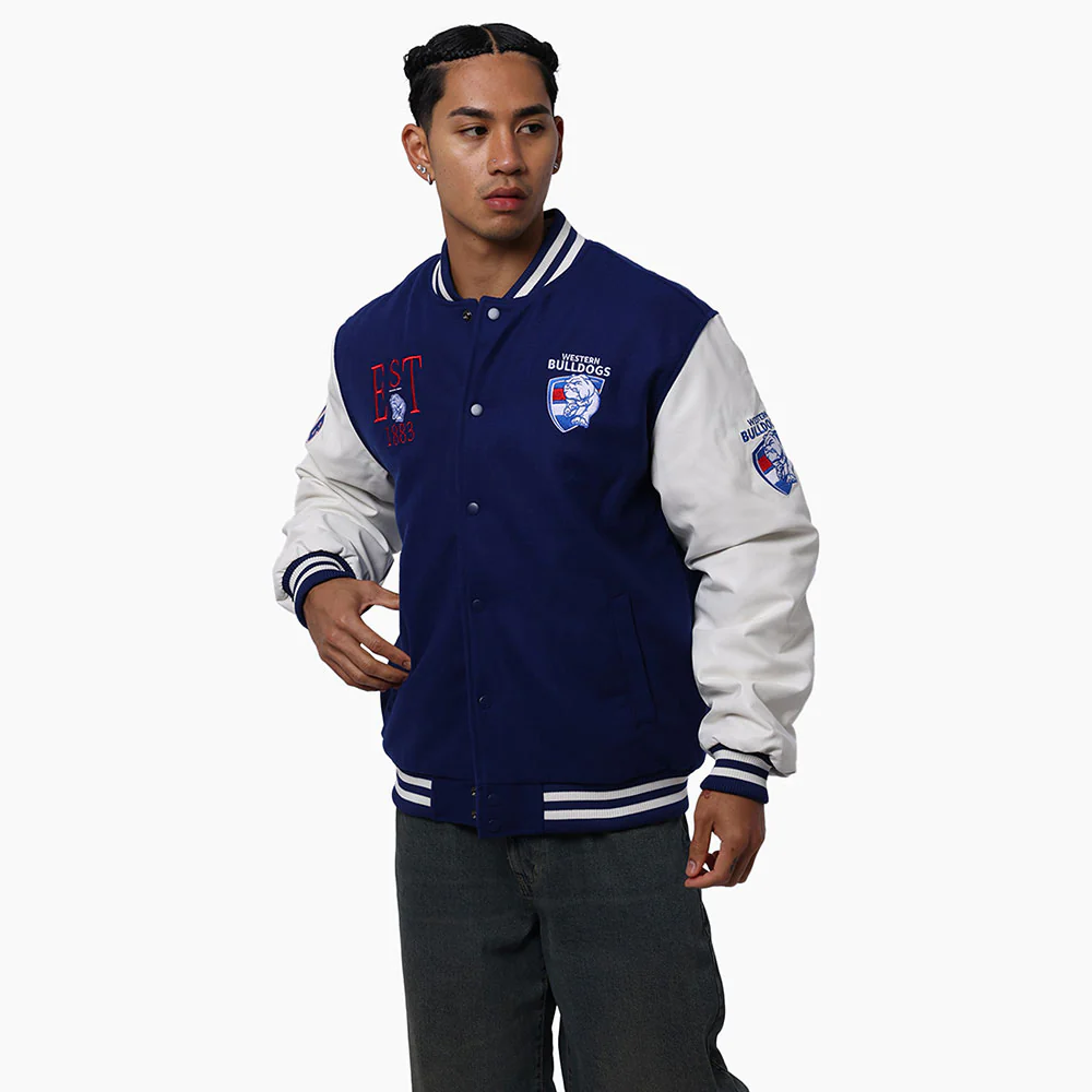 Western Bulldogs Script Varsity Jacket - Image 3