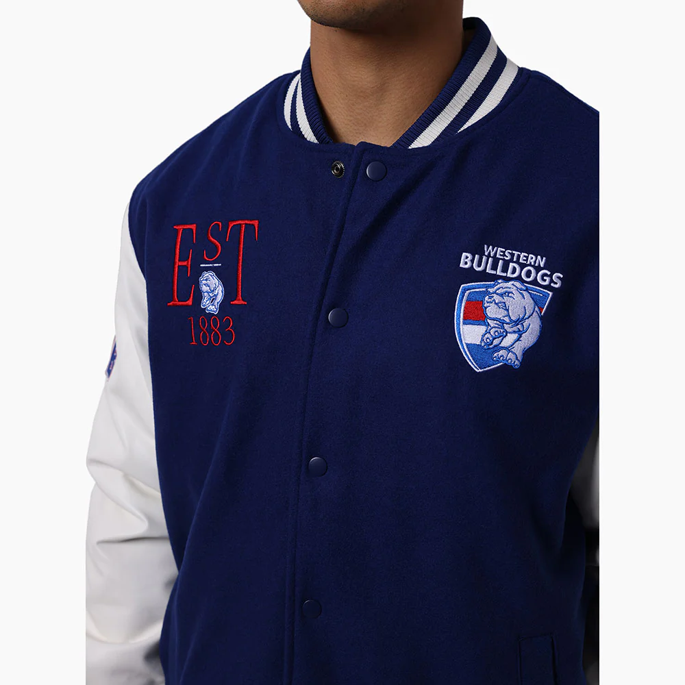 Western Bulldogs Script Varsity Jacket - Image 4