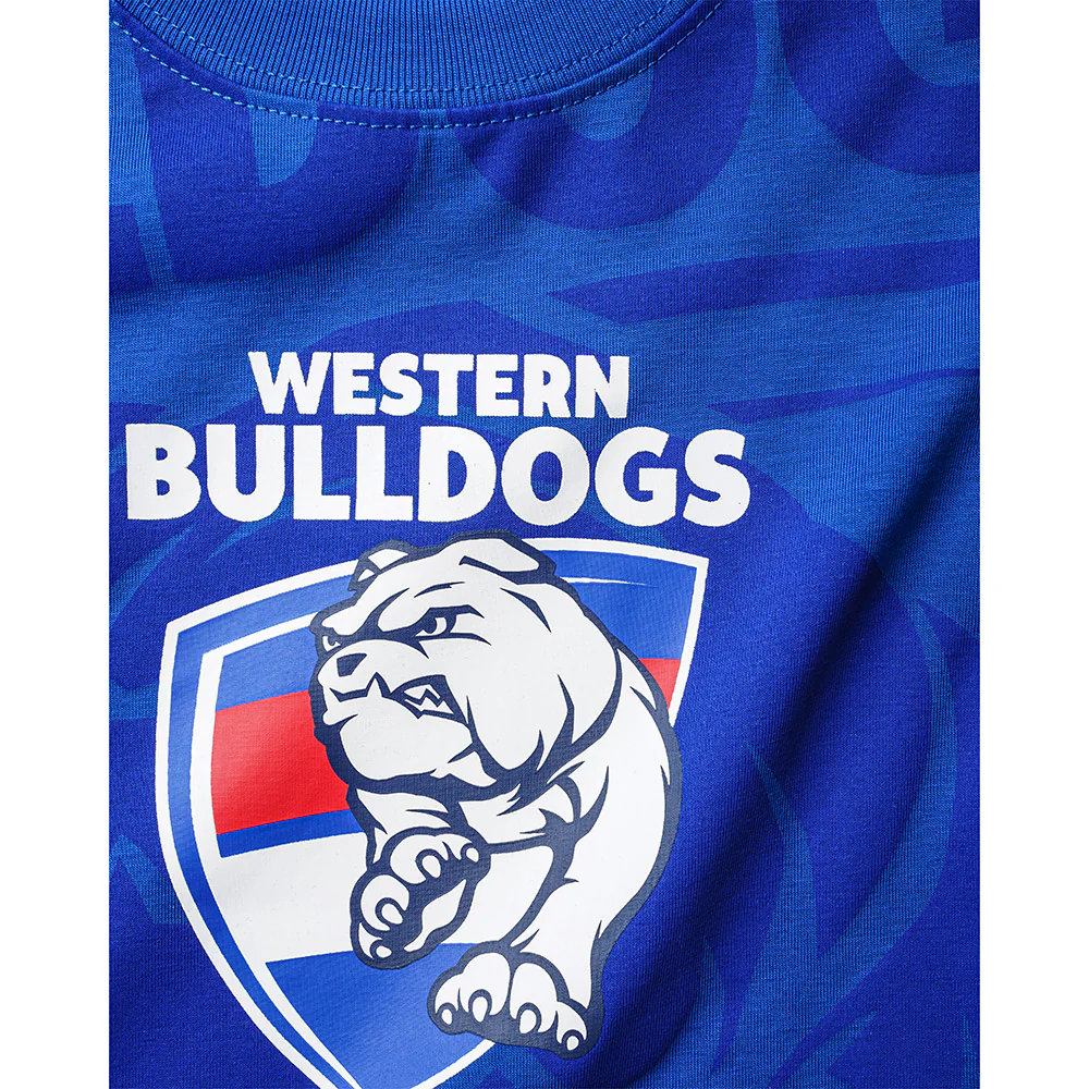 Western Bulldogs Youth Oversize Crop Logo Tee - Image 3