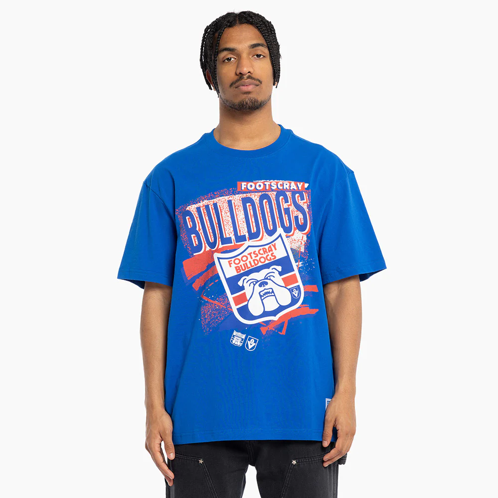 Western Bulldogs Mitchell & Ness Abstract Logo Tee
