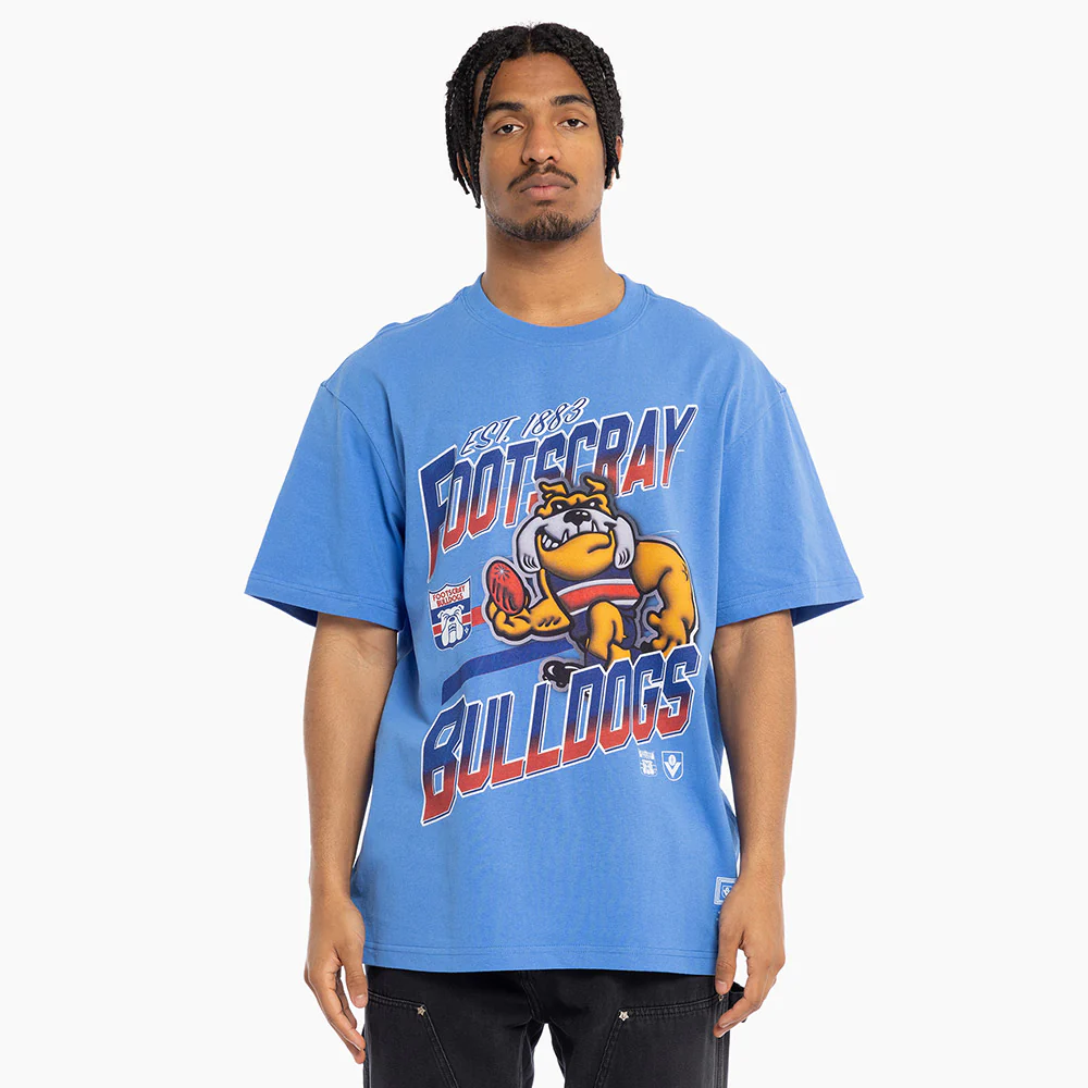 Western Bulldogs Mitchell & Ness Mascot Character Tee