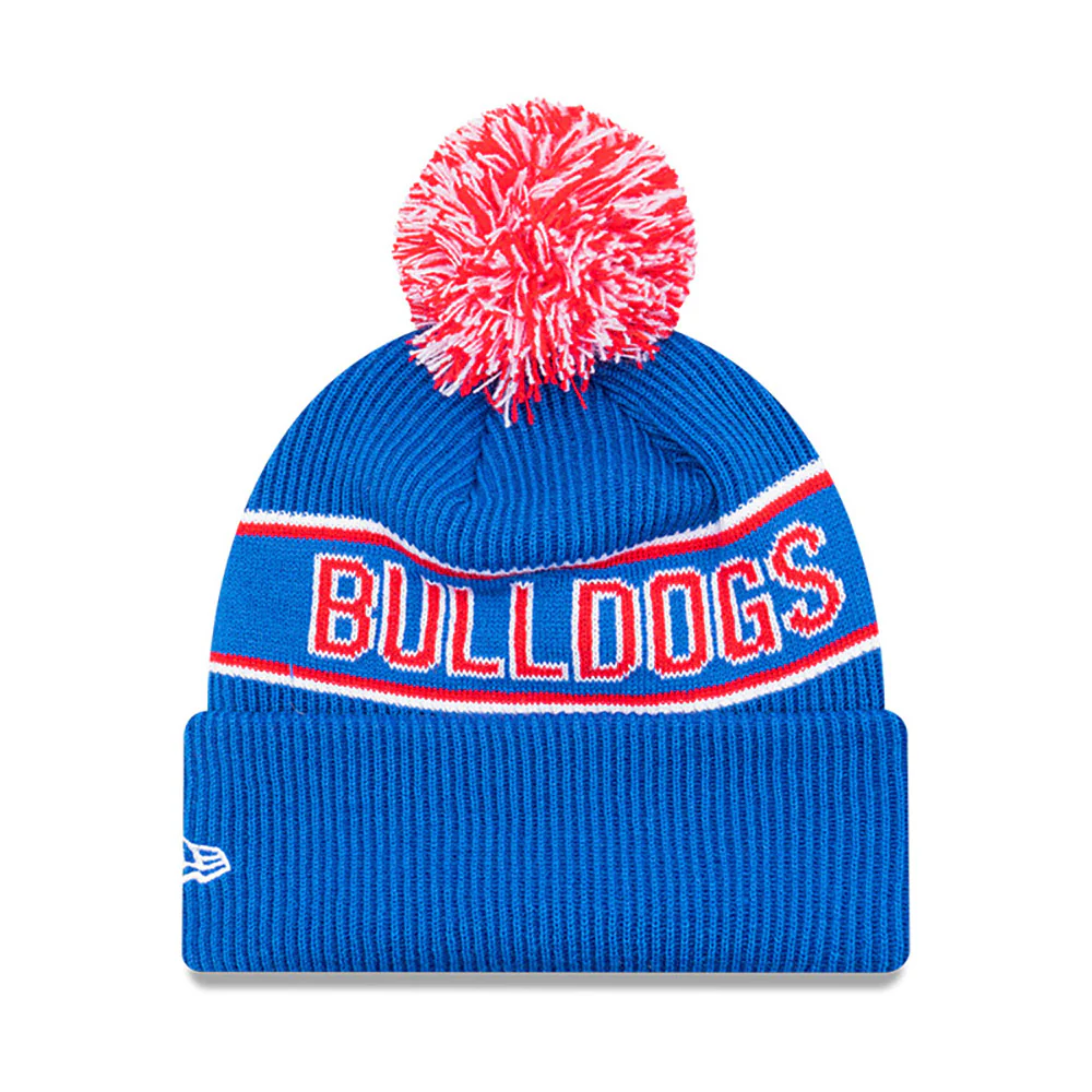 Western Bulldogs New Era Wordmark Stripe Beanie - Image 2
