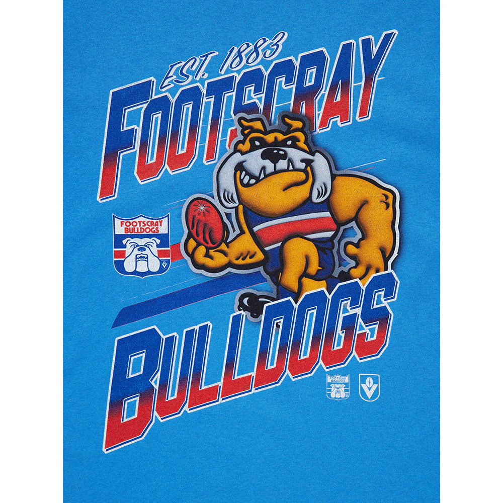 Western Bulldogs Mitchell & Ness Mascot Character Youth Tee - Image 3