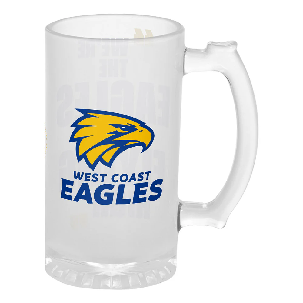 West Coast Eagles Frosted Stein 500ml