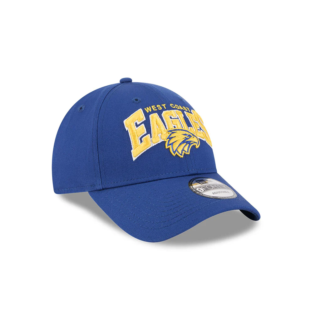 West Coast Eagles 9forty Cs Logo Arch Cap - Image 2